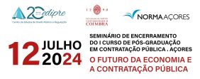 SEMINÁRIO «O FUTURO DA ECONOMIA E A CONTRATAÇÃO PÚBLICA»